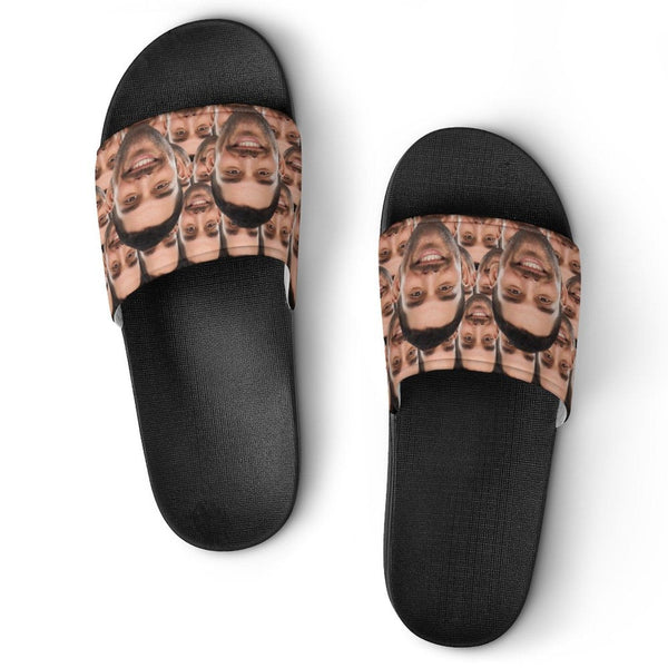 FacePajamas Sandals-2ML-SDS Personalized Face Slippers Home Shoes Custom Photo Slide Sandals