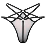 FacePajamas Women Underwear-1YN-SDS Personalized Face Thongs T-Back Underwear for Women Custom Bowknot Women's G-String Panties