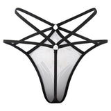 FacePajamas Women Underwear-1YN-SDS Personalized Face Thongs T-Back Underwear for Women Custom Women's G-String Panties Funny Gift