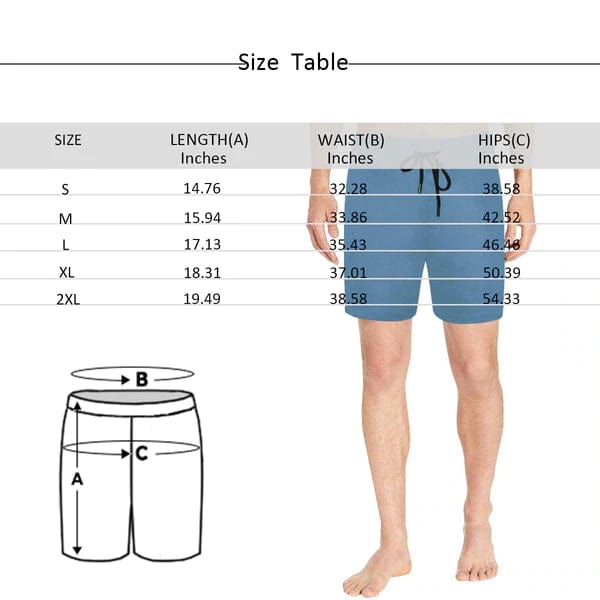 FacePajamas Swim Shorts Personalized Swim Trunks Custom Swimming Trunks Custom Face Best Dad Men's Quick Dry Swim Shorts for Father's Day