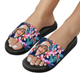 FacePajamas Sandals-2ML-SDS Personalized Tropical Plants Slippers Home Shoes Custom Photo Slide Sandals