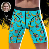 FacePajamas Sports Briefs-2GG-SDS S Custom Face Banana Men's Sports Boxer Briefs Personalized Your Own Briefs For Valentine's Day Gift