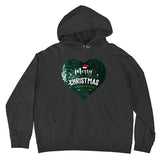 FacePajamas Hoodie-2ML-1688 [Thickened Fabric] Custom Photo Heart Flip Sequin Hoodie Pure Cotton Christmas Gift Unisex For Men Women [Double Print]