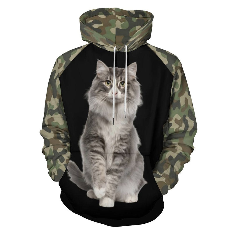 FacePajamas Hoodie-2WH-SDS 【TikTok Hot Selling 】Custom Pet Face Hoodie Camo Unisex Cool Hoodie Designs Over Size Hooded Pullover Personalized Pet Face Loose Hoodie Top Outfits