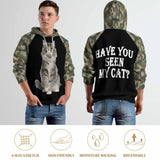 FacePajamas Hoodie-2WH-SDS 【TikTok Hot Selling 】Custom Pet Face Hoodie Camo Unisex Cool Hoodie Designs Over Size Hooded Pullover Personalized Pet Face Loose Hoodie Top Outfits