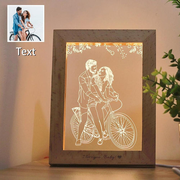 Custom Photo&Text Lover 3D Photo Lamp Led Lights