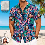 Custom Face Hawaiian Shirt for Boyfriend/Husband Personalized Hawaiian Shirt Photo Tropical Aloha Shirt Birthday Vacation Party Gift