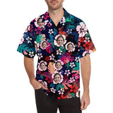 Custom Face Hawaiian Shirt for Boyfriend/Husband Personalized Hawaiian Shirt Photo Tropical Aloha Shirt Birthday Vacation Party Gift