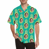 Custom Face Hawaiian Shirts for Boyfriend/Husband Beer Aloha Shirts Gift Personalized Hawaiian Shirts Made for You Face Shirt