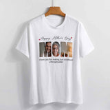 [Upload 1 Photo] Custom Happy Mother's Day Father's Day Family Photo Collage Light Shirts Gift For Mom/Dad/Grandma/Grandpa