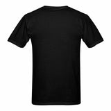 Custom Dog Face Tee Black Classic Men's All Over Print T-shirt Personalzied Photo Shirts for Him