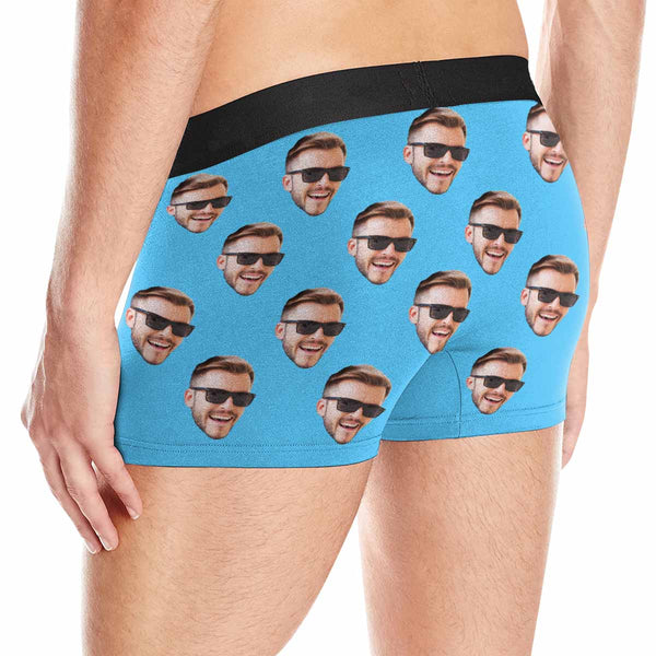 Custom Face Men's Boxer Briefs Personalized Underwear Boxers for Men Boyfriend Face Boxer For Valentine's Day Gift