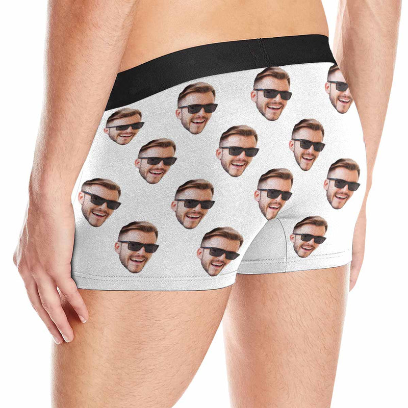 Custom Face Men's Boxer Briefs Personalized Underwear Boxers for Men Boyfriend Face Boxer For Valentine's Day Gift