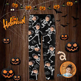 Halloween Family Matching Pajama Pants Custom Face Skeleton Tracksuit Halloween Party