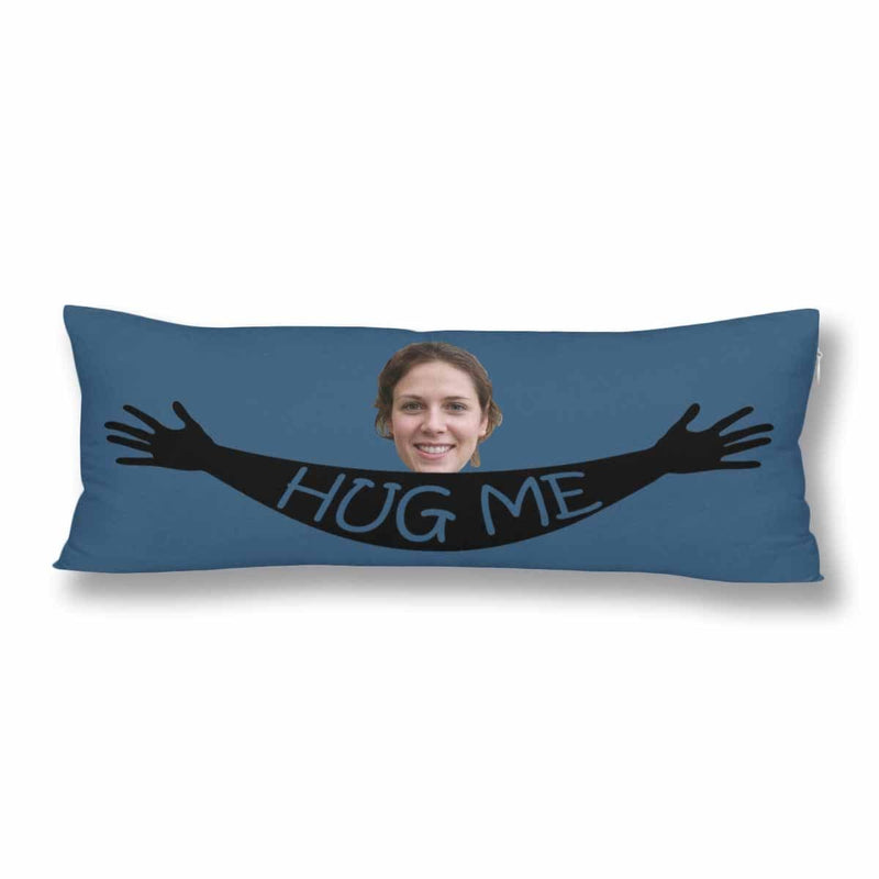 Custom Face Hug Me Body Pillow Case Personalized Pillow Cover with Picture 20inx54in