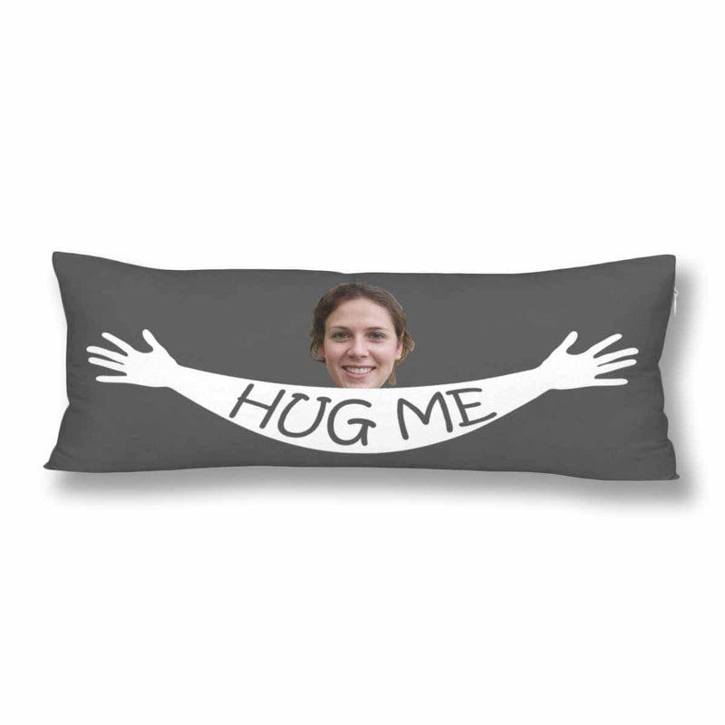 Custom Face Hug Me Body Pillow Case Personalized Pillow Cover with Picture 20inx54in