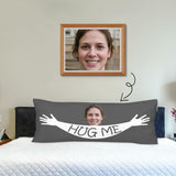 Custom Face Hug Me Body Pillow Case Personalized Pillow Cover with Picture 20inx54in