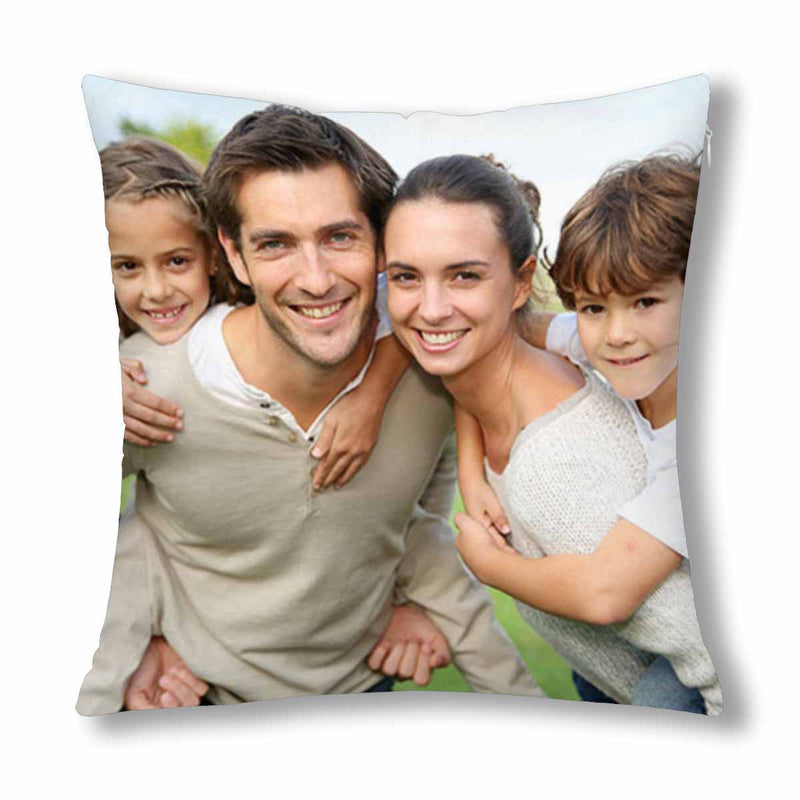 Photo Collage Pillowcase with Custom Photo All We Throw Pillow Cover