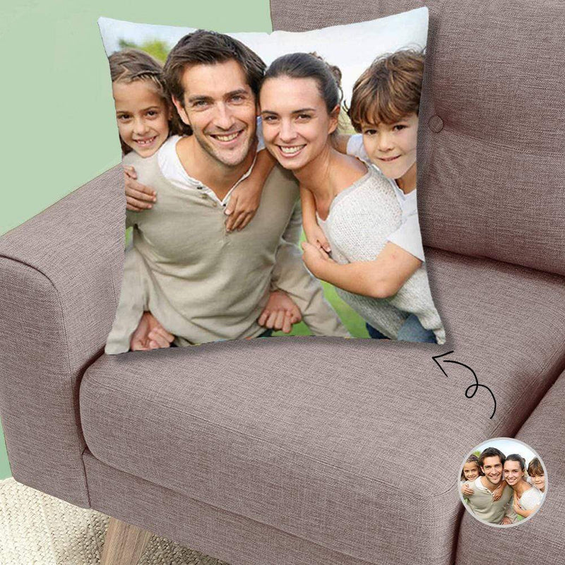 Photo Collage Pillowcase with Custom Photo All We Throw Pillow Cover