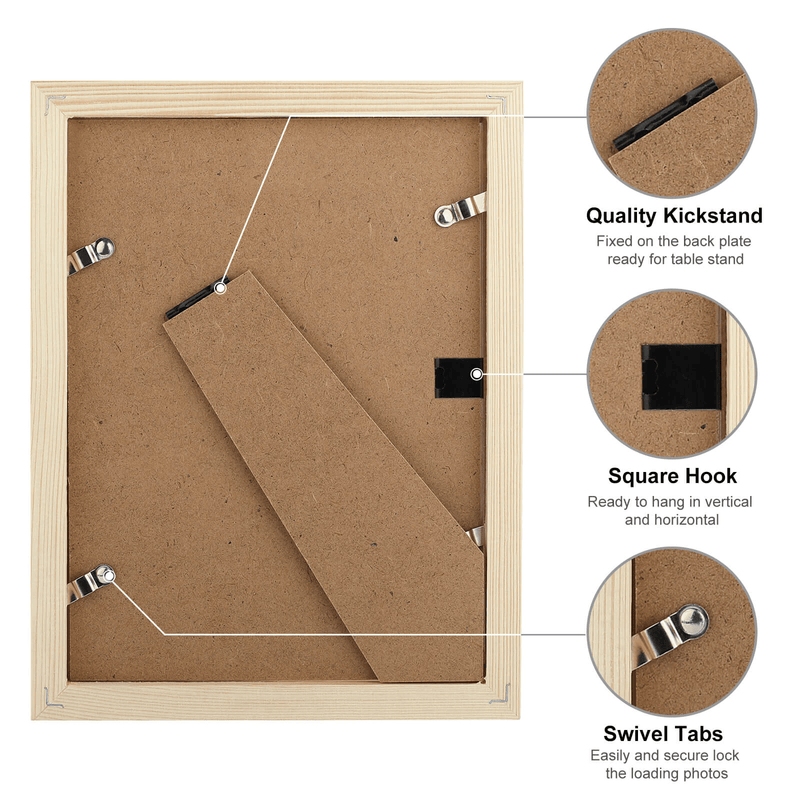 Custom Photo&Text Family Happy Time Solid Wood Jigsaw Puzzle Frame