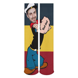 Father's Day-Custom Face Sublimated Crew Socks Best Dad Personalized Pohto Face on Socks All Over Print Gift Unisex