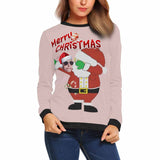 Personalized Face Santa Claus Ugly Women's Christmas Sweatshirts, Gift For Christmas Custom face Sweatshirt, Ugly Couple Sweatshirts