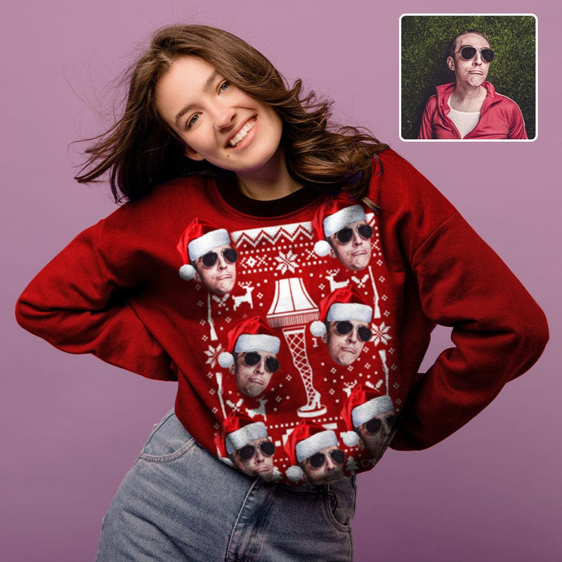 personalized loose sweatshirt for Christmas