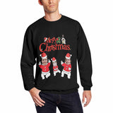 Personalized Face Family Santa Claus Matching Ugly Christmas Sweatshirt, Gift For Christmas Custom Face Sweatshirt, Ugly Family Sweatshirts