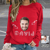 custom face loose sweatshirt