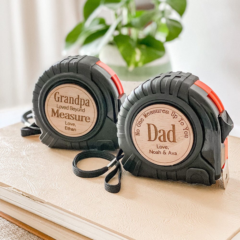 Custom Name Tape Measure Father's Day Gift Personalized Gifts for Dad Husband Grandpa No One Measures Up To You