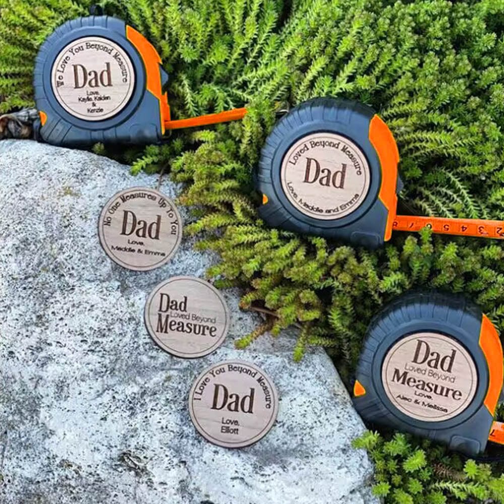 Custom Name Tape Measure Father's Day Gift Personalized Gifts for Dad Husband Grandpa No One Measures Up To You