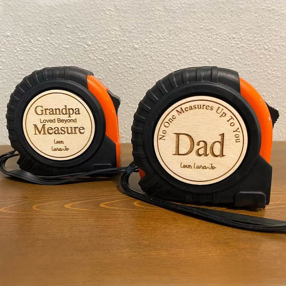 Custom Name Tape Measure Father's Day Gift Personalized Gifts for Dad Husband Grandpa No One Measures Up To You