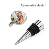 Custom Photo Lover Wine Bottle Stoppers