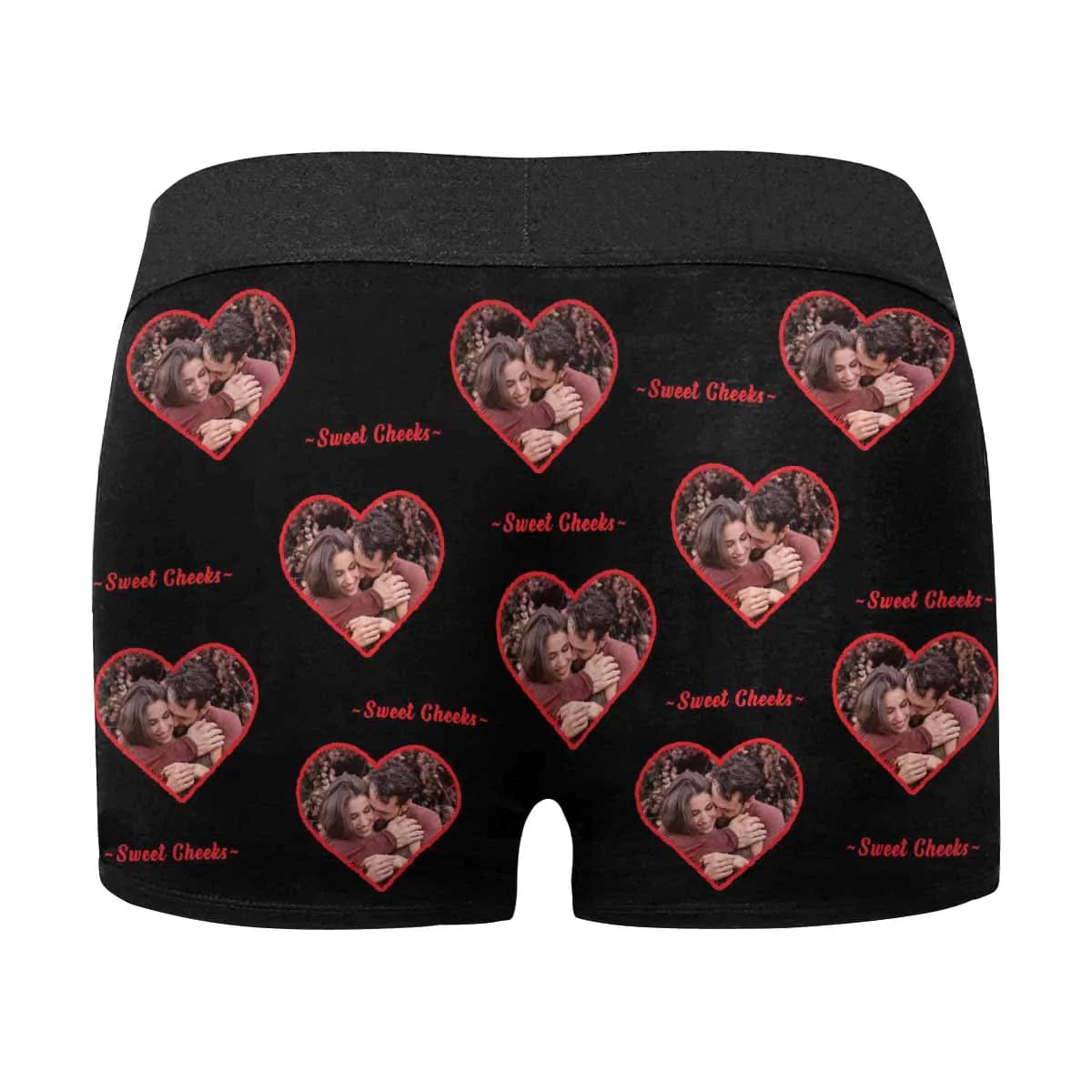 FacePajamas Mix Briefs Custom Couple Matching Lingerie Briefs Sweet Cheeks Personalized Face Underwear For Couple Gifts Made for Your Gift