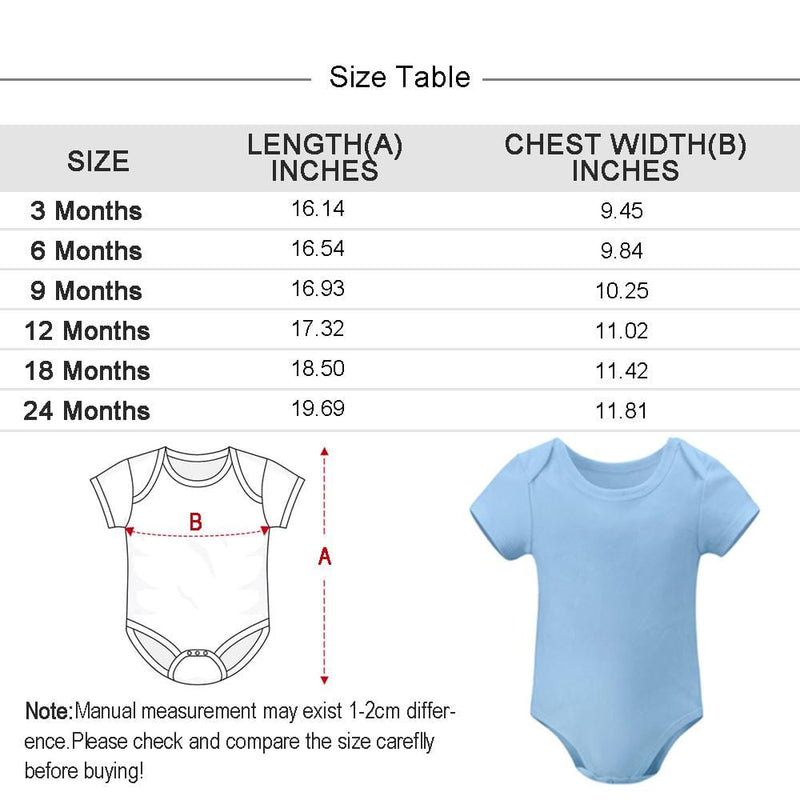 FacePajamas Baby Pajama Custom Face&Name&Date My Baby Bubble Romper Girls Boys Baby Jumpsuit Personalized Bodysuit Newborn Baby