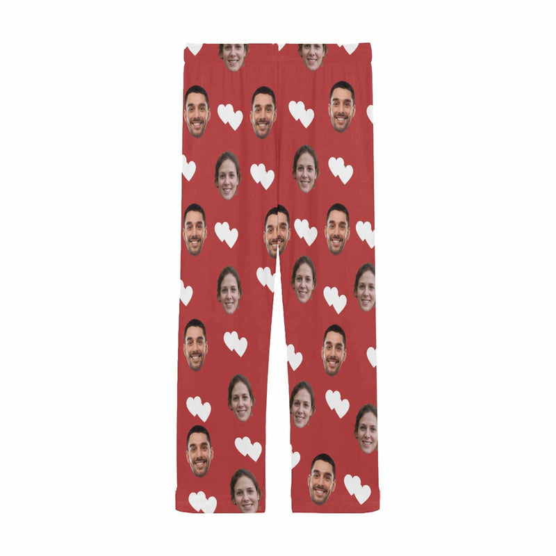 FacePajamas Custom Face Pajama Pants Love Couples Sleepwear for Women & Men