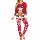 FacePajamas Pajama Sets Custom Face Pajama Sets  Couple Face on Persoanlized Christmas Sleepwear for Women