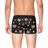 FacePajamas Mix Briefs Custom Photo Love Heart Men's Pocket Boxer Briefs&Women's High-cut Briefs