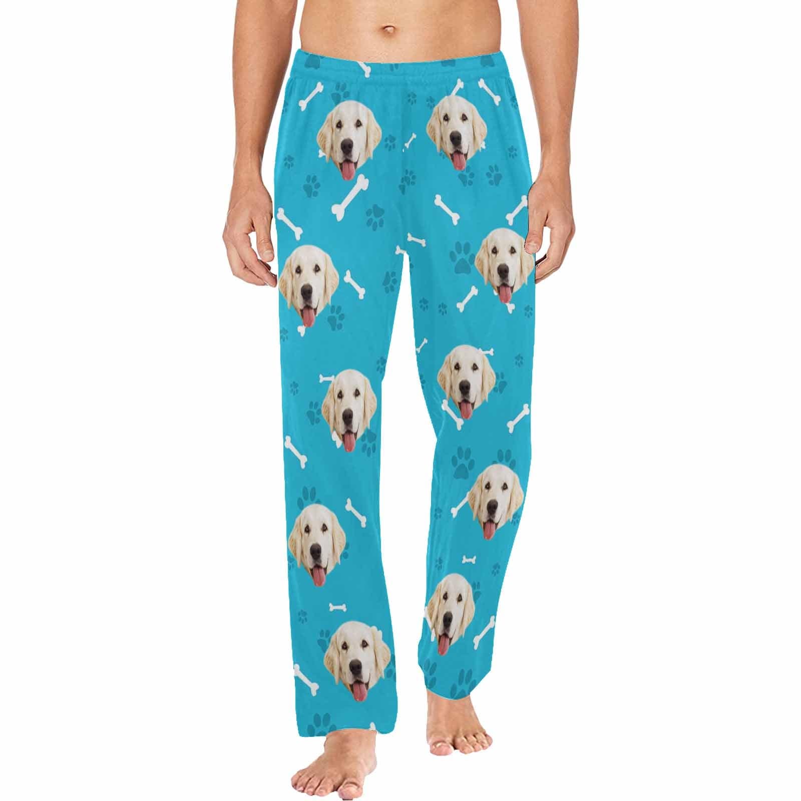 Smiley Face Pajama Pants Custom Dog Pajama with Face on Them