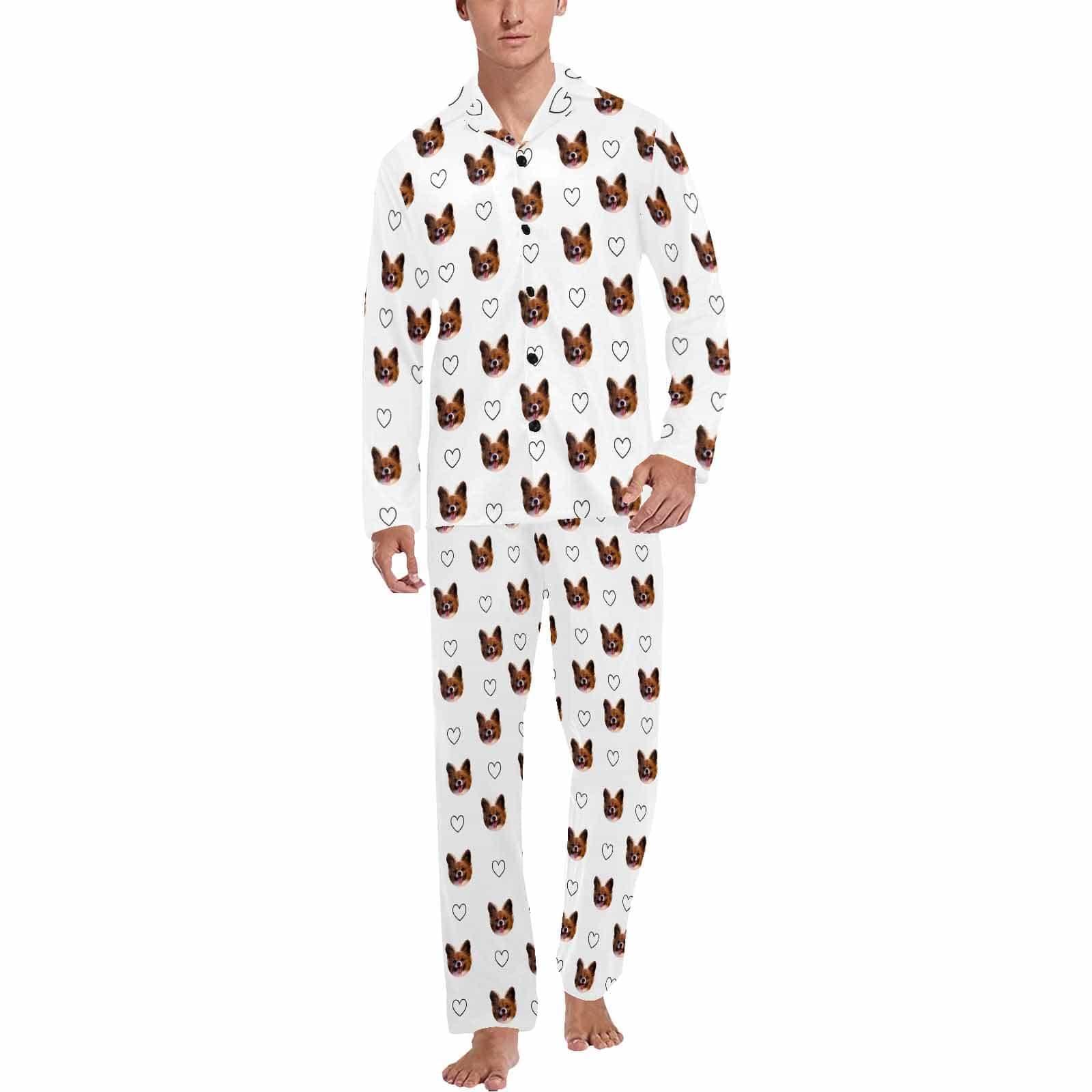 Pajamas with Face on Them Custom Face Pajama Pet Face PJs